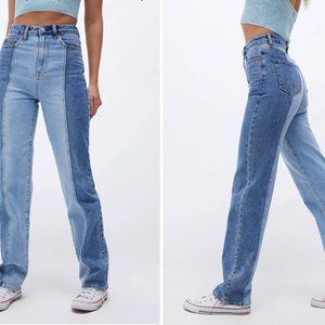 PacSun Color-blocked Denim Jeans